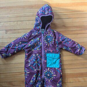 Patagonia lined winter bunting, 6-12 mos